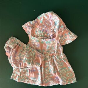Koala Baby Pastel Dress Set with Hat and Bloomers